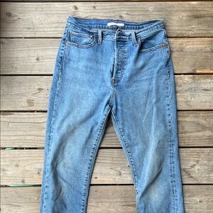 Levi's “Wedgie Straight” Jeans